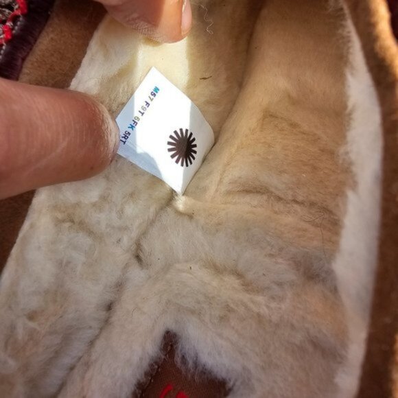 Ugg Tazz platform slippers in Chestnut - Picture 5 of 5